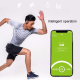 Écouteurs Bluetooth Sans Fil Stéréo Résistants à la Poussière et à la Sueur avec Boîtier de Charge et Microphone Anti-Écho - ...