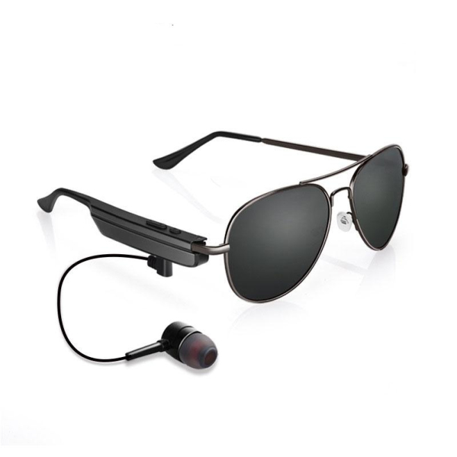 Écouteurs Bluetooth Lunettes De Soleil Musique Avec Microphone Pour Appels Mains Libres - www.yonis-shop.com