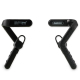 Ecouteurs Bluetooth HD Voix Avec Micro Intégré Support Appels Mains Libres Distance 10m Compatibles iPhone Galaxy Huawei Xiaomi LG HTC