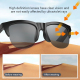 Lunettes De Soleil Intelligentes Avec Écouteurs Bluetooth Anti-UV Anti-Polarisation Étanches IPX4 - www.yonis-shop.com