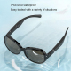 Lunettes De Soleil Intelligentes Avec Écouteurs Bluetooth Anti-UV Anti-Polarisation Étanches IPX4 - www.yonis-shop.com