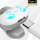 Casque Sport Bluetooth 5.3 Sans Fil Conduction Air Écouteurs Clip Non Intra-Auriculaires Longue Autonomie Étanche Effets Lumi...