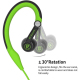 Casque Sport Intra-Auriculaire Avec Crochets Réglables Et Microphone Pour Course Gym Et Activités Intenses - www.yonis-shop.com