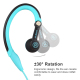 Casque Sport Intra-Auriculaire Avec Crochets Réglables Et Microphone Pour Course Gym Et Activités Intenses - www.yonis-shop.com