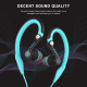 Casque Sport Intra-Auriculaire Avec Crochets Réglables Et Microphone Pour Course Gym Et Activités Intenses - www.yonis-shop.com