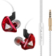 Casque Sport HIFI Intra-Auriculaire Rouge Avec Réduction De Bruit Et Son Pur Pour Musique - www.yonis-shop.com