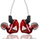 Casque Sport HIFI Intra-Auriculaire Rouge Avec Réduction De Bruit Et Son Pur Pour Musique - www.yonis-shop.com