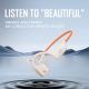 Casque Sport Bluetooth 5.2 Blanc Oreille Libre 10h Autonomie Bouton Physique Anti-Touches Accidentelles - www.yonis-shop.com