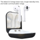 Ecouteurs Bluetooth 5.0 Étanches Sans Fil Sport Binaural Design Ergonomique Confortable Connexion Automatique - www.yonis-sho...