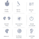 Ecouteurs Bluetooth 5.0 Stéréo Sans Fil Sport Avec Réduction De Bruit Et Longue Autonomie - www.yonis-shop.com