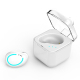 Ecouteurs Bluetooth 5.0 Mini Invisibles Intra-Auriculaires Sans Fil Or Avec Boîtier de Charge Rapide et Réduction de Bruit - ...