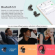 Ecouteurs Bluetooth 5.0 Étanches Sans Fil Sport Type-C 600mah Autonomie 6 Heures - www.yonis-shop.com