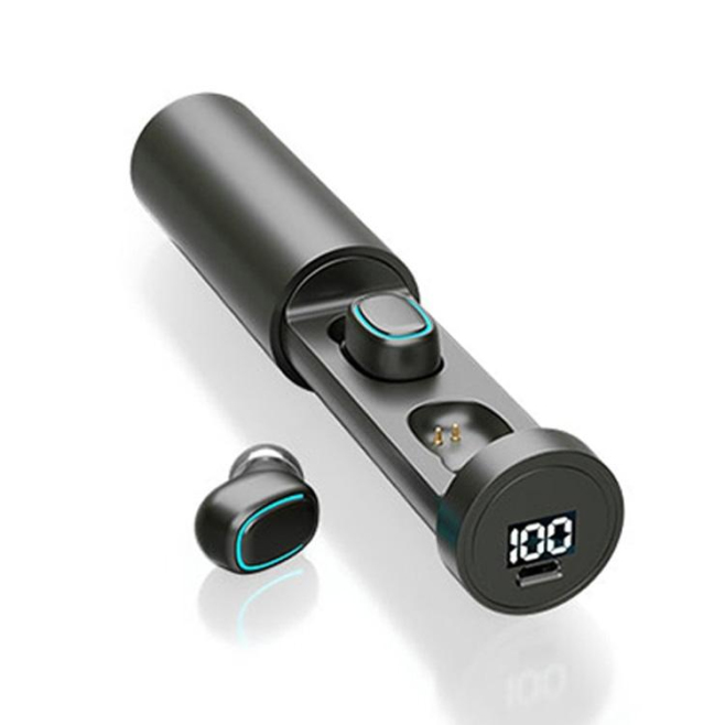 Ecouteurs Bluetooth 5.0 Avec Affichage Numérique Et Boîtier De Charge - www.yonis-shop.com