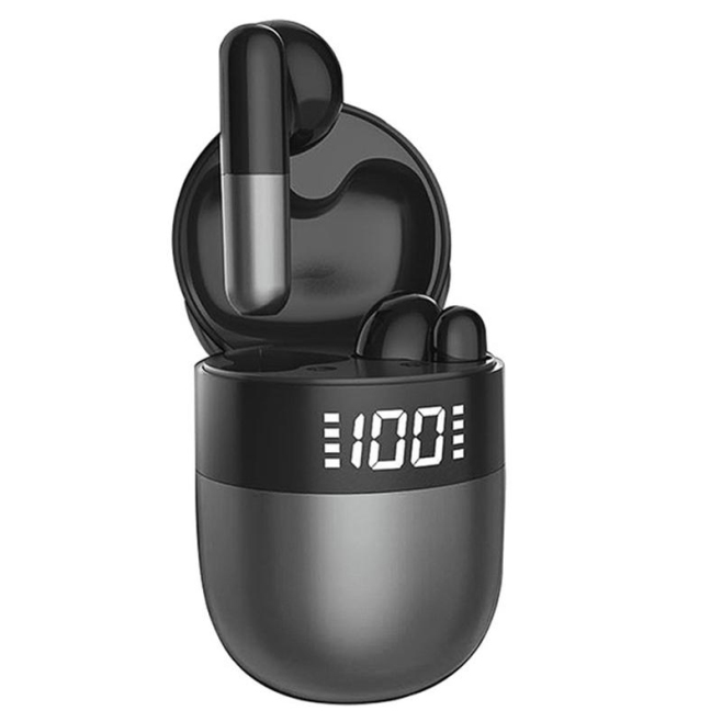 Ecouteurs Bluetooth Sans Fil Sport Avec Affichage LED Réduction De Bruit HIFI Etanche Longue Autonomie - www.yonis-shop.com