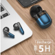 Ecouteurs Bluetooth Sans Fil Sport Avec Affichage LED Réduction De Bruit HIFI Etanche Longue Autonomie - www.yonis-shop.com