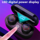 Ecouteurs Bluetooth Tactiles Avec Affichage LED Et Boîtier De Charge - www.yonis-shop.com