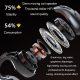 Ecouteurs Bluetooth À Conduction Osseuse Sans Fil Avec Réduction De Bruit Et Affichage LED - www.yonis-shop.com