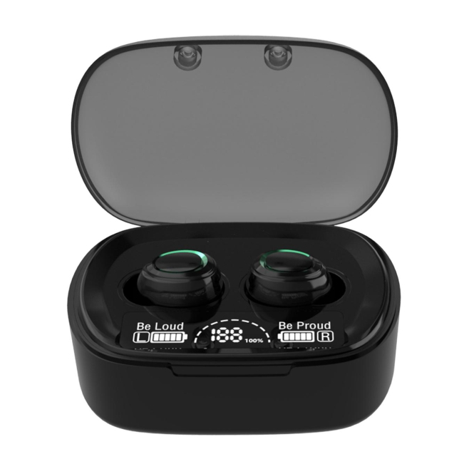 Écouteurs Bluetooth Rose Sans Fil Tactile Avec Affichage Digital Étanche IPX3 Longue Autonomie - www.yonis-shop.com