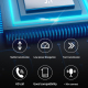 Écouteurs Bluetooth Rose Sans Fil Tactile Avec Affichage Digital Étanche IPX3 Longue Autonomie - www.yonis-shop.com