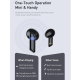 Écouteurs Bluetooth True Wireless Stéréo Semi Intra Auriculaires Bluetooth 5.0 Autonomie En Veille 210 Heures Résistants À La...