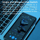 Ecouteurs Bluetooth 5.1 Sans Fil Affichage Digital Et Boîte De Charge Étanche IPX7 Smart Touch Siri - www.yonis-shop.com