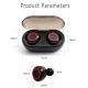 Ecouteurs Bluetooth Sans Fil Tactiles Haute Qualité Avec Basse Et Longue Autonomie - www.yonis-shop.com