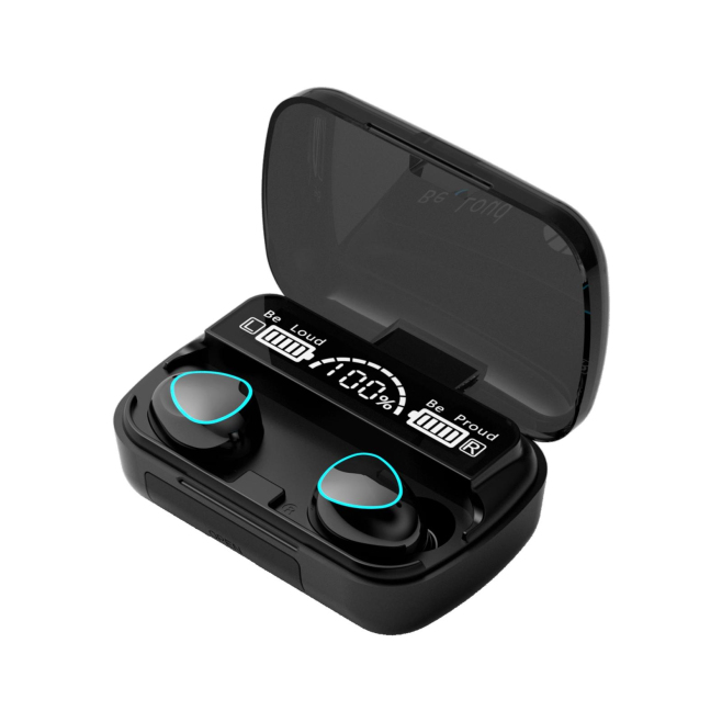 Ecouteurs Bluetooth 5.1 TWS Affichage Digital Sans Fil Avec Boîtier De Charge Tactile Siri Et Affichage Batterie - www.yonis-...