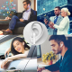 Ecouteurs Bluetooth Sans Fil Binauraux Avec Réduction De Bruit Active Et Boîtier De Charge - www.yonis-shop.com