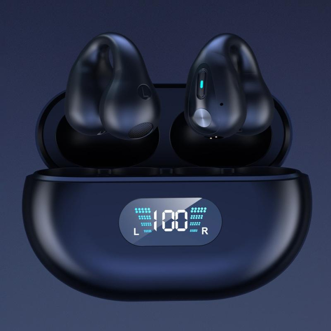 Ecouteurs Bluetooth Sans Fil à Conduction Osseuse Réduction de Bruit Haute Qualité Sonore Longue Autonomie Étanches et Confor...
