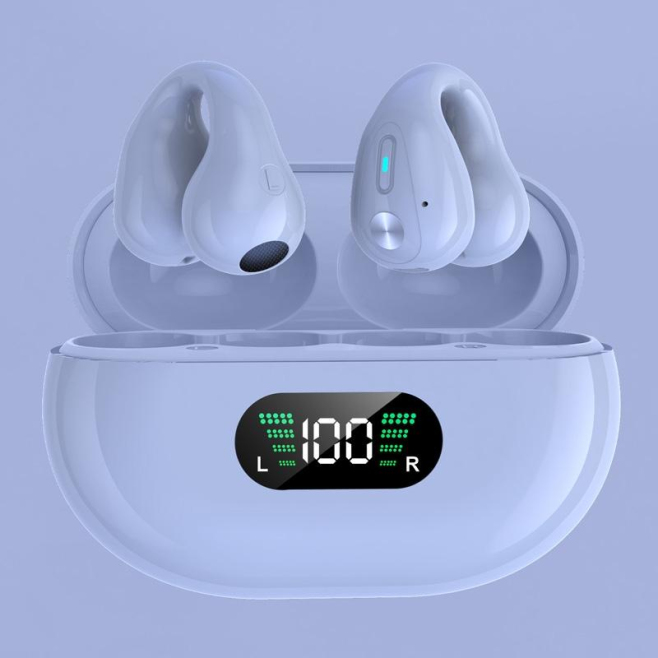 Ecouteurs Bluetooth Sans Fil Haute Définition Réduction de Bruit Son HiFi Étanchéité IPX5 Longue Autonomie Affichage LED Conf...