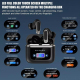 Écouteurs Bluetooth Sans Fil Avec Réduction De Bruit Active Écran Tactile Couleur Or Son Immersif Haute Qualité - www.yonis-s...