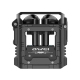Ecouteurs Bluetooth Gaming TWS Argent Autonomie 6H Étanche IPX4 Version 5.3