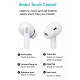 Ecouteurs Bluetooth Binauraux Stéréo Sport Blanc Version 5.0 Autonomie 3 Heures - www.yonis-shop.com
