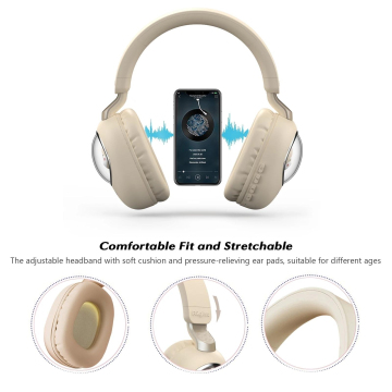 VuyKoo Bluetooth Casque Audio Enfants avec HD Microphone/Lumières LED