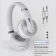 Casque Audio Sans Fil Bluetooth 5.1 Avec Microphone Réduction de Bruit Active et Design Pliable Pour Un Confort Optimal et Un...