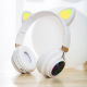 Casque Audio Avec Oreilles De Chat Rose Son Stéréo Immersif Et Microphone Intégré - www.yonis-shop.com