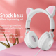 Casque Audio Avec Oreilles De Chat Rose Son Stéréo Immersif Et Microphone Intégré - www.yonis-shop.com