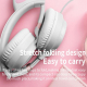 Casque Audio Avec Oreilles De Chat Rose Son Stéréo Immersif Et Microphone Intégré - www.yonis-shop.com