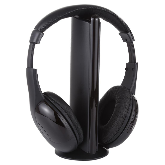 Casque Audio Sans Fil 5 en 1 Réception Hi-Fi avec Émetteur et Récepteur - www.yonis-shop.com
