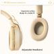 Casque Audio Bluetooth 5.1 Sans Fil Pliable Réduction De Bruit Autonomie Longue Durée Micro Rotatif - www.yonis-shop.com