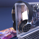 Casque Audio Bluetooth Sans Fil Avec Micro Rouge Autonomie 11 Heures Pour Jeux Et Sport - www.yonis-shop.com