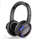 Casque Audio Sans Fil LED Réduction De Bruit Active Noir 3.5mm 3m 40mm 20-20000Hz 600mAh