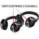 Casque Audio Sans Fil LED Réduction De Bruit Active Noir 3.5mm 3m 40mm 20-20000Hz 600mAh - www.yonis-shop.com
