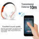 Casque Audio Sans Fil Pliable Sport Stéréo Bluetooth Avec Support Carte TF Couleur Verte - www.yonis-shop.com
