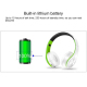Casque Audio Sans Fil Pliable Sport Stéréo Bluetooth Avec Support Carte TF Couleur Verte - www.yonis-shop.com