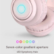 Casque Audio Enfant Sans Fil Bluetooth 5.0 Avec Microphone Lumières LED Et Mode Volume Limité - www.yonis-shop.com