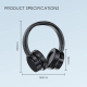 Casque Audio Sans Fil Bluetooth HIFI Stéréo Pour Gaming Avec Micro Rouge Immersion Totale Et Confort Optimal - www.yonis-shop...