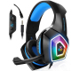 Casque Audio Gaming RGB Lumineux Avec Microphone Réduction De Bruit Pour PC PS4 Xbox One Et Plus - www.yonis-shop.com