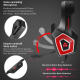 Casque Audio Gaming RGB Lumineux Avec Microphone Réduction De Bruit Pour PC PS4 Xbox One Et Plus - www.yonis-shop.com