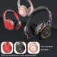 Casque Audio Gaming Sans Fil Bluetooth Rose Avec Lumières Ambiance et Microphone Amovible - www.yonis-shop.com